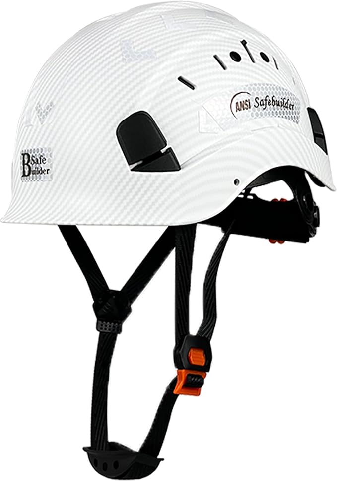 Construction Safety Helmet ABS Hard Hat Adjustable Ventilation System Hardhats Industrial Work Head Protection for Men Certified ANSI/ISEA Z89.1