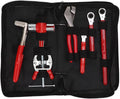 Battery Service Tool Kit, 7pcs Battery Terminal Puller Steel Battery Plier High Strength Battery Terminal Spreader Auto Repair Tool With 5/16in Wrench 10mm Wrench for Battery Maintenance