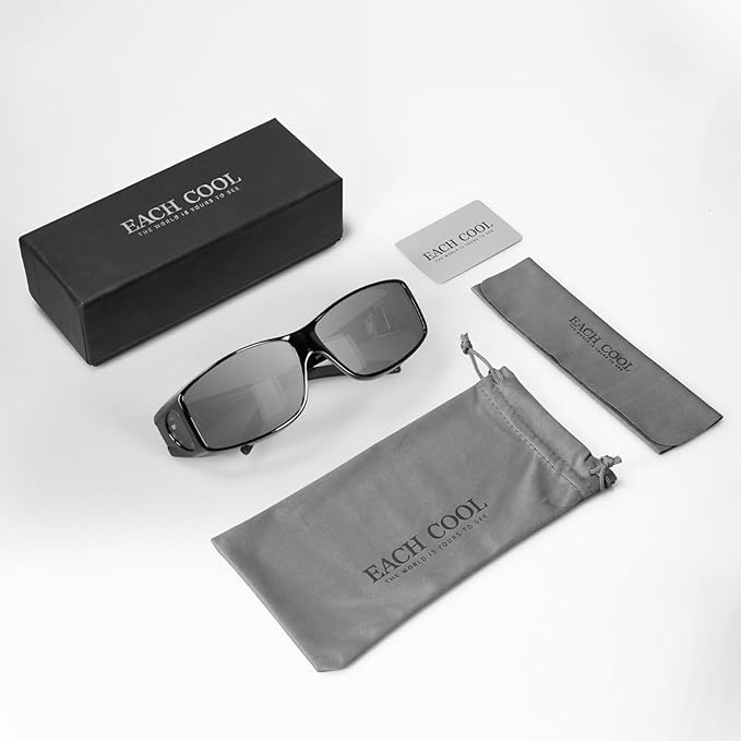 Night Driving Glasses Night Vision Glasses Fit Over Glasses Polarized Anti-Glare UV400 Gift for Men Women
