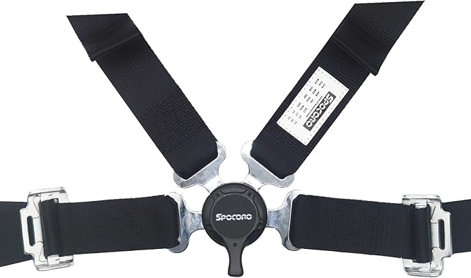 4 Point Racing Harness 2" Nylon Straps, Cam Lock Style (Pack of 1)
