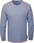 SKSAFETY FR Shirts for Men Long Sleeve, Welding Shirt 6oz Lightweight High Vis Fire Resistant Flame Retardant Shirt CAT2