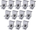 12pcs Solar Panel Bracket, Aluminum Solar End Clamp PV Mounting Bracket Solar Panel Z Clips for Mounting Solar Panels (30mm)