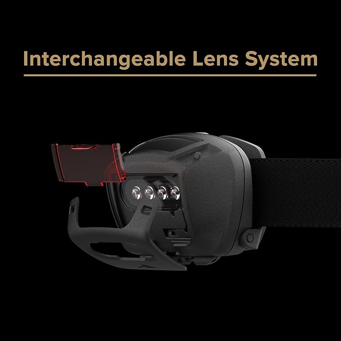 Princeton Tec Quad 4 LED Tactical Headlamp, Black