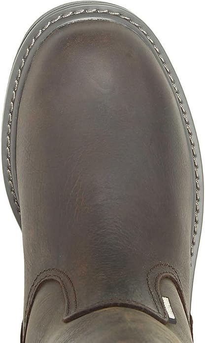 Wolverine Men's Floorhand Waterproof 10in Wellington Dark Brown Work Boot