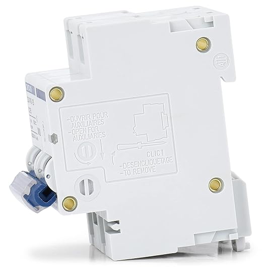 DC Miniature Circuit Breaker, 2 Pole 500V 80 Amp Isolator for Solar PV System, Thermal Magnetic Trip, DIN Rail Mount, High Current DC Disconnect Switch MCB 2P C80