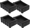 Operitacx 4Pcs Ladder Feet Covers, Rubber Non-Skid Ladder Feet Pads