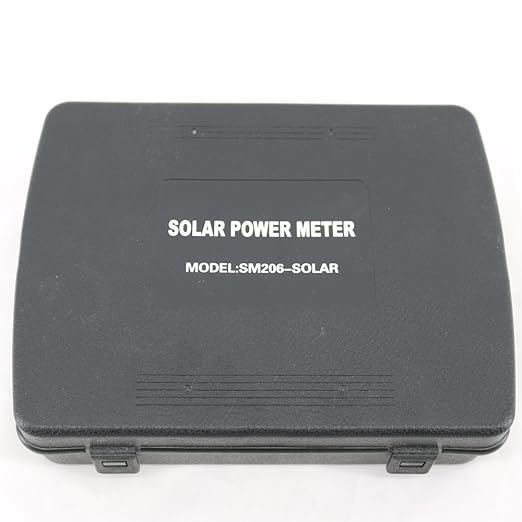SM206 Digital Solar Power Meter with LCD Display Glass Light Intensity Solar Radiation Tester