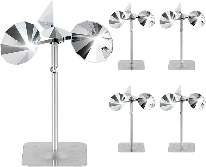 OFFO 5 PCS Bird Scare Reflective Device, Bird Reflector Keep Pigeon Woodpeckers and Sparrows Away for Outdoor Use Boats Roofs Gardens