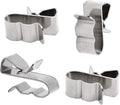 150pcs Solar Panel Cable Clips Trailer Wire Clips Stainless Steel, 0.85" / 22mm Length