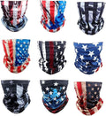 Sun Protection Face Mask Neck Gaiter - 9 Pack Breathable UV Protection Scarf for Men & Women, Hiking, Cycling, Fishing
