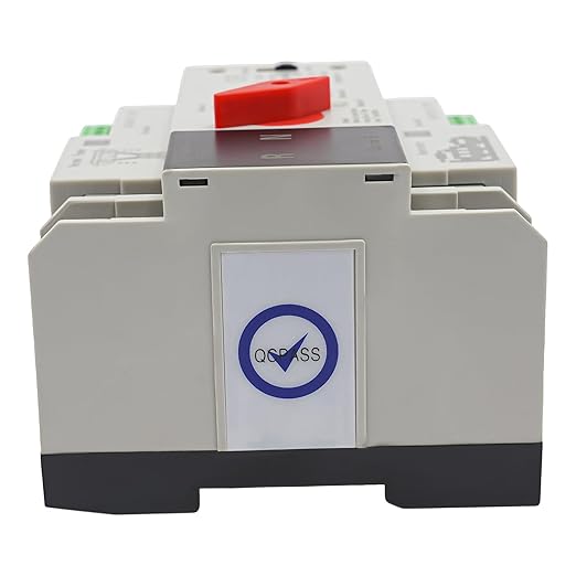 MINI Dual Power Automatic Transfer Switch 110V AC 2P 690V 50Hz Dual Power Automatic Toggle Controller 63A, 80A, 100A(Optional) PC Level (2P 100A)