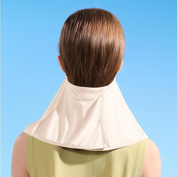 UPF 50+ Unisex Breathable Cooling Face Cover Sun UV Protection Earloop Neck Gaiter Scarf for Summer Outdoor Activities
