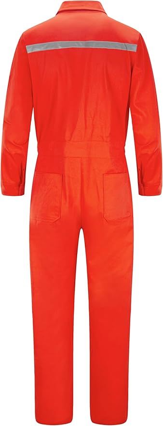 Mens Workwear Coveralls Work Mechanic Jumpsuits Long Sleeve Coverall Work Wear Multi Pockets