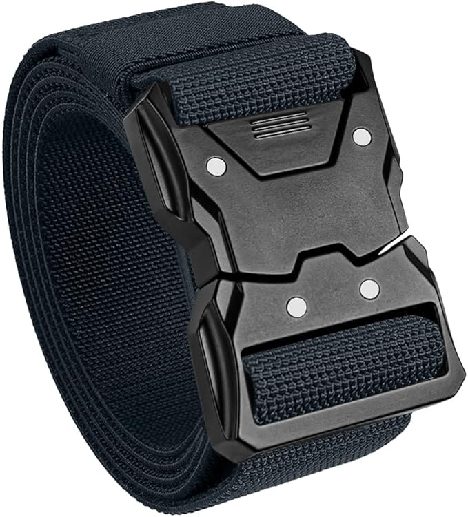 TECEUM Tactical Belt – Heavy-Duty & Quick Release – Military, Work, Rigger, Duty & Utility Belt for Men