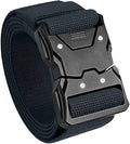 TECEUM Tactical Belt – Heavy-Duty & Quick Release – Military, Work, Rigger, Duty & Utility Belt for Men