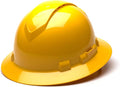 Pyramex Ridgeline Full Brim Vented Hard Hat 4 Point Ratchet Suspension