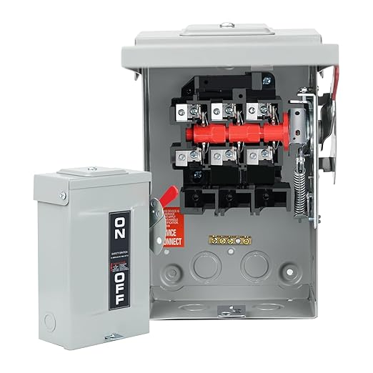 3P 30Amp 240V 3 Wire Heavy Duty Safety Switches，Ac Disconnect Switches Box，Quick Disconnect Safety Switch