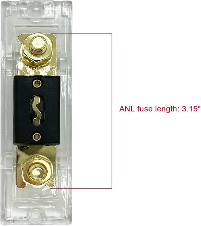 irhapsody 300 AMP ANL Fuse Holder Kit, 3 Pack