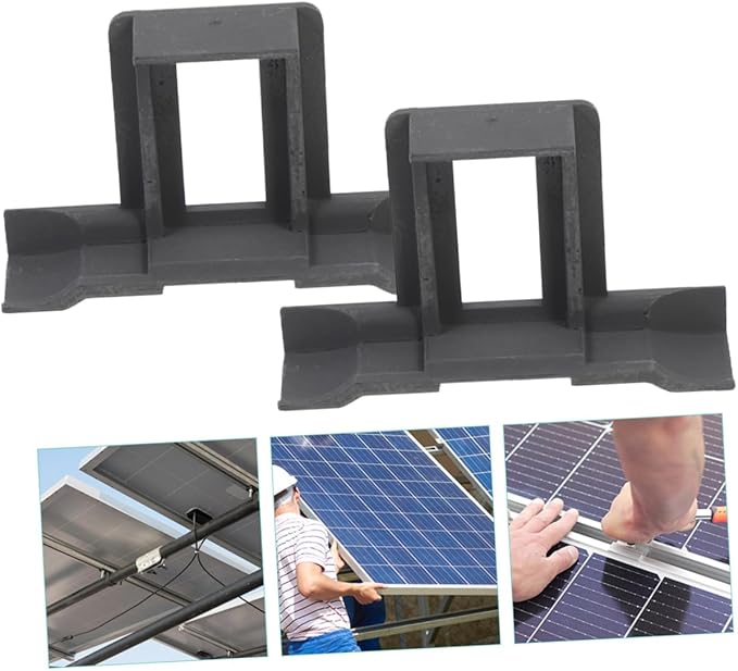 12pcs Photovoltaic Panel Cleaning Clips Water Drainage Clamps for Efficient Outdoor Maintenance Quick Dirt Removal and Installation for Solar Panel Modules