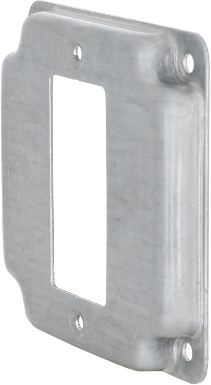 Hubbell-Raco 808C 1 GFCI 4-Inch Square Exposed Work Cover
