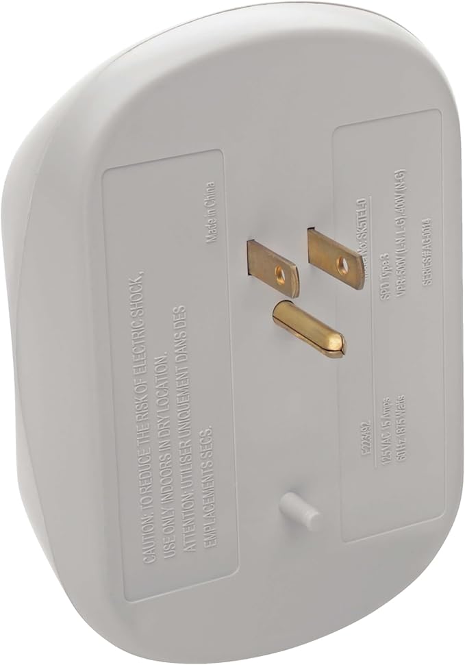 Eaton Tripp Lite SK5TEL-0 Multi-Plug Wall Outlet Extender Surge Protector Plug, 5 Outlets, 1080 Joules, Diagnostic LEDs, Phone (RJ11) Protection, Lifetime Manufacturer's Warranty & $15,000 Insurance