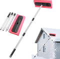 Snow Roof Rake, Foam Head Roof Snow Rake, Foam Broom Scraper for Clearing, Adjustable Telescoping No-Scratch Snows Broom, for Windshields, , Solar Panels and Shingle Overhangs (78.7inch/2.0m)
