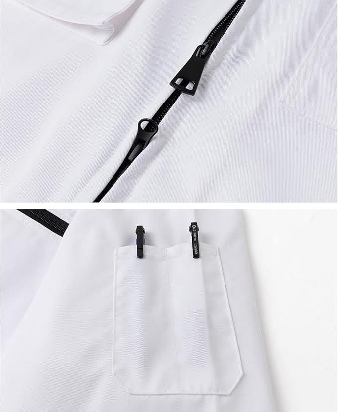 Men's Coveralls Mechanic Work Jumpsuit Multi Pockets Overalls Long Sleeve Workwear Coverall