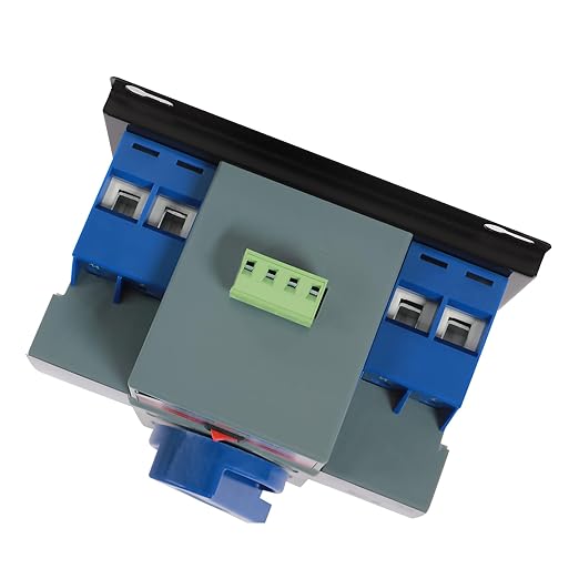 Power Automatic/Manual Transfer Switch, 63A AC110V 2-Way Generator Changeover Switch Hole M6 Installation 5.04 * 4.65in 2P/63A Blue