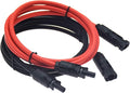 10AWG Solar Extension Cable 5FT, IP67 Waterproof PV Connectors with Tinned Copper Wire, for Solar Panel to Charge Controller, Solar Generator, RV, Boat, Off-Grid System