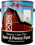 Majic Paints 8-0046-1 Latex Flat Barn & Fence Paint, 1-Gallon, White