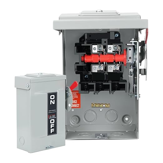 2P 30Amp 120V/240V General Duty Safety Switch,Disconnect Switches Box,Quick Disconnect Safety Switch