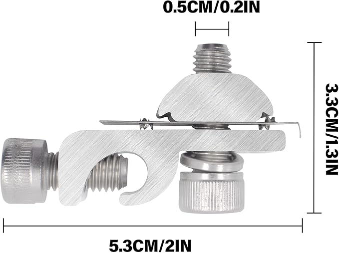 8 Pack Solar Panel Grounding Lugs Solar Panel Clamps Bonding Lug Solar Grounding Clip Mounting Clamp Panel Clamps