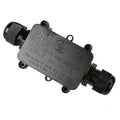 2 Way Electrical Junction Box, La Vane IP68 Waterproof 2 Way Cable Connector Lighting Connector Electric External Coupler, Cable Gland Ø 5-12mm
