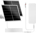 Zivif 40W Solar Panel Kit with 24000mAh Battery, 5V/12V Adjustable Output, DC & USB-C Power, Compatible with 12V Cellular Security Cameras & Trail Cameras