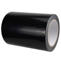 Vapor Barrier Tape, 7 Mil Black Polyethylene Tape Sealing Moisture Barrier Seam, Seal Tape for Crawl Space, Underlayment, Marine Use, White Insulation Tape, Waterproof, 6 Inch, 100 Foot Roll