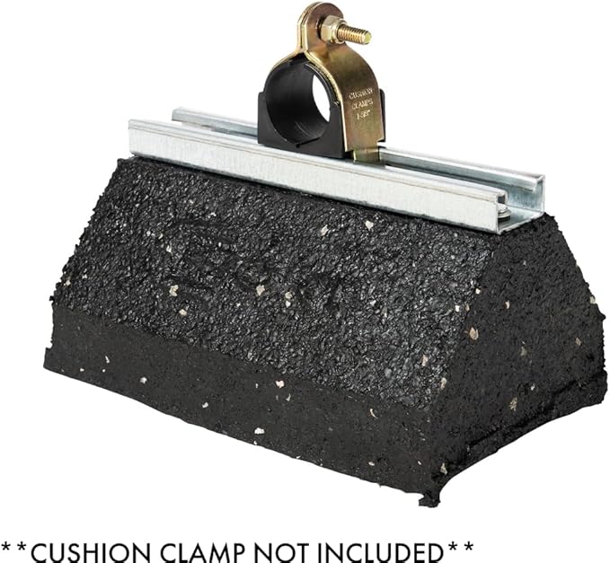UV-Resistant Rubber Roof Top Pipe Support - 100% Recycled Material, Durable & Eco-Friendly Solution for Pipe Management on Flat Roofs