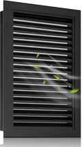 12" x 18" Aluminum Alloy Gable Vent, Never Rust Gable Vents for Shed, Reducing Indoor Temperature - Ideal for Wall, Attic, Shed, Door, and Shipping Container, Vent Opening: 10" x 16"