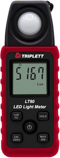 Triplett LT80 LED Illuminance/Light Meter up to 400,000 Lux / 40,000 Fc