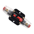 30 Amp Circuit Breaker Manual Reset Inline Fuse Inverter for Car Marine Trolling Motors Boat ATV Audio Solar Inverter System Protection 12V-24V DC 30 Amp