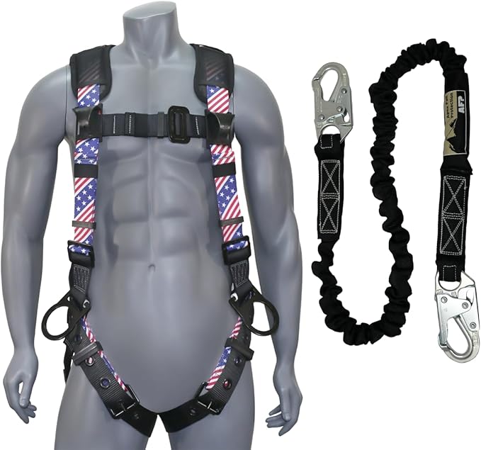 AFP Demon Fall Protection Comfortable Safety Harness (OSHA/ANSI PPE)