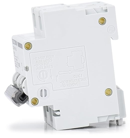 AC Miniature Circuit Breaker, 80 Amp 120V/240V 2 Pole DIN Rail Mount Circuit Breaker, Thermal Magnetic Trip, Solar AC Disconnect Switch MCB 2P C80