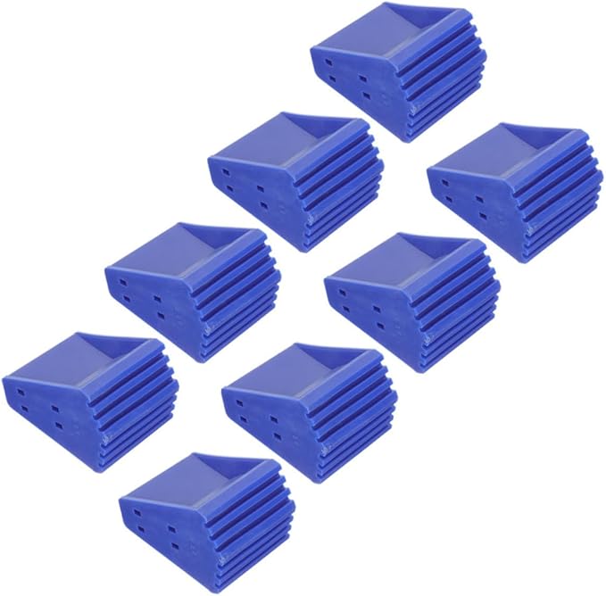 NUOBESTY 8pcs Ladder Non-Slip Mats Heavy Duty Rubber Ladder Stabilizer Feet for Home Office Construction Use