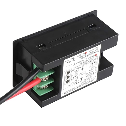 DROK DC 4.5-100V Digital Voltmeter Ammeter Multimeter Panel, DC Amp Meter Voltage Meter, Current Meter 0-50A Volt Tester, LED Display Voltage Gauge for Automotive Motor Battery