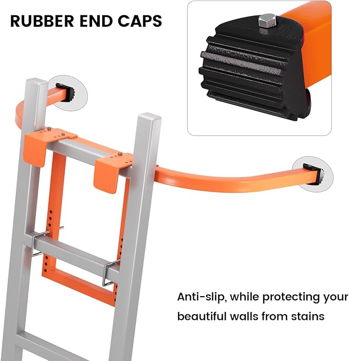Ladder stabilizer,Extension Ladder stabilizer,Ladder Standoff with Extension Accessory,roof Ladder for Roof Gutter with Anti-Slip Rubber Feet