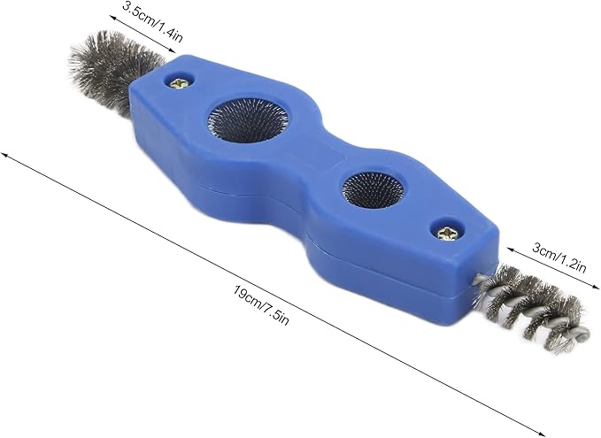 Battery Terminal Cleaner, 4 in 1 Battery Terminal Brush, ABS Car Battery Cleaner Kit with Steel Wire, Battery Post Cleaner Tool for Cleaning Battery Terminals, Pipes