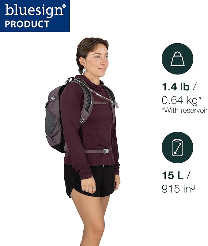 Osprey Sportlite Lightweight Hiking Backpack with Hydraulics Reservoir for Men & Women - Everyday Hydration Travel Bag