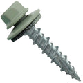 Metal Roofing Screws: (250) 10 x 1 Patina Green Hex Head Sheet Metal Roof Screw. Self Starting Metal to Wood siding Screws. EPDM Washer. Colored Head