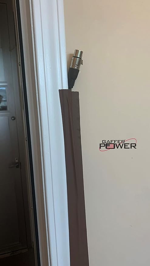 Gaffer Power Proudly Made in The USA, Real Professional Grade Gaffer Tape, Heavy Duty Gaffers Tape, Non-Reflective, Multipurpose. 2 Inches x 30 Yards, Brown