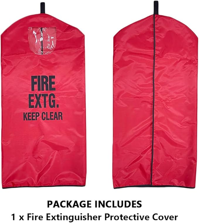 Fire Extinguisher Cover, Heavy Duty Fire Protective Sleeve from scuffs & scratches Accessories, 18"Wx35"L,1 Pcs (15-26LB)