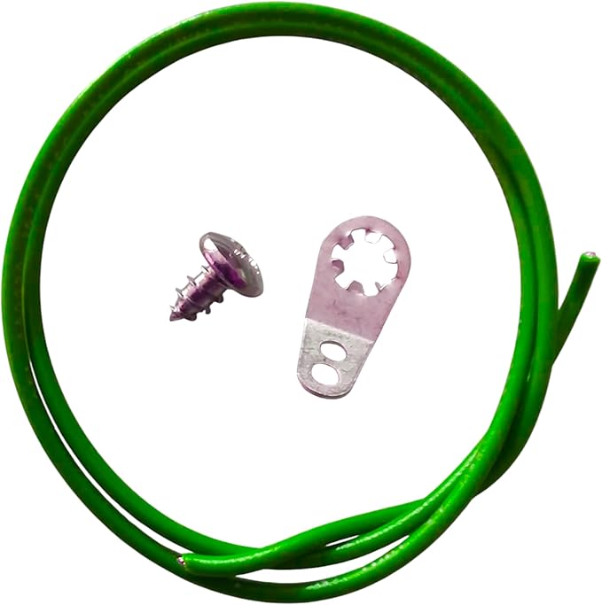 Guitar Cavity Shielding Ground Lug with Screw and Ground Wire